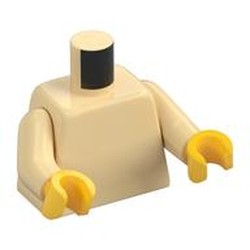 Torso, Tan Arms, Yellow Hands [Plain]