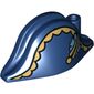 Hat Pirate Bicorne with Admiral Print