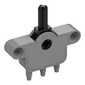 Pneumatic Switch with Pin Holes, Axle Hole and Stepped Outlets