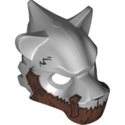 Mask Tiger with Copper Fangs and Armor with Rivets Print
