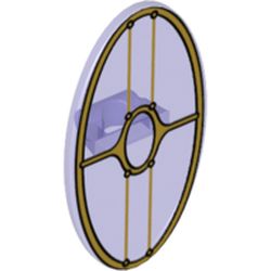 Shield Ovoid with Grip and Gungan Patrol Shield Print