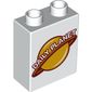 Duplo Brick 1 x 2 x 2 with Daily Planet Logo Print