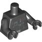 Torso Flight Suit with Control Panel, Tubes, and Belt Print (TIE Pilot), Black Arms and Hands