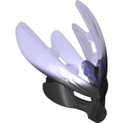 Large Figure Mask Protector with Marbled Trans-Purple Pattern (Protector Mask of Earth)