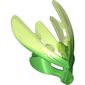 Large Figure Mask Protector with Marbled Trans-Bright Green Pattern (Protector Mask of Jungle)