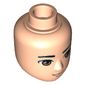 Minidoll Head Male with Brown Eyes, Smile Print