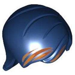 Hair Mid-Length with Side Part and Orange Hair Streaks Print (Sabine Wren)