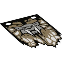 Flag 5 x 8.5 with Tiger Tribe Print
