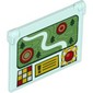 Glass for Window 1 x 4 x 3 [Opening] with Forest Map Print