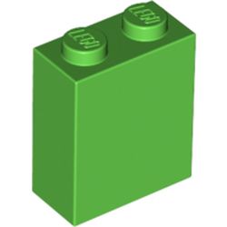 LEGO part 10003245 BRICK 1X2X2 in Bright Green