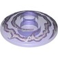 Dish 2 x 2 Inverted [Radar] with Lavender and White Electricity Print