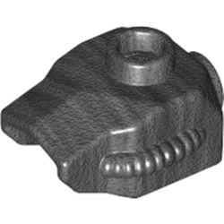 LEGO part ARMOR FOR HAND W/ 3.2 SHAFT in Titanium Metallic / Pearl Titanium