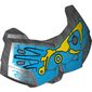 Large Figure Chest Cover, Armour Small with Dark Azure and Yellow Print (Gali)