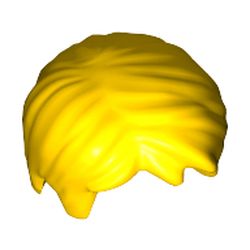 LEGO part 62810 WIG BOY in Bright Yellow/ Yellow