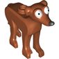 Animal, Dog, Greyhound with Simpsons Santa's Little Helper Print