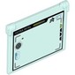 Glass for Window 1 x 4 x 3 - Opening with 'ULTRA INTEL' Computer Screen Print