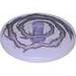 Dish 4 x 4 Inverted [Radar] with White and Lavender Electricity Print