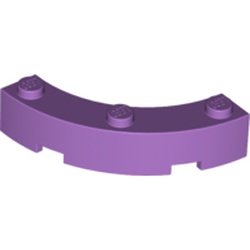 LEGO part 10048092 BOW 1/4 4X4X1 in Medium Lavender