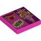 Tile 2 x 2 with Doll and 'MALIBU Stacy WITH NEW HAT!' print