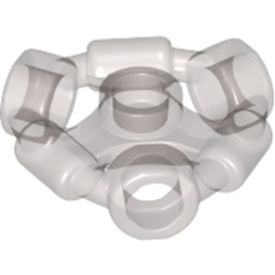 LEGO part HOLDER, NO. 1 in Transparent Brown/ Trans-Brown