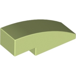 LEGO part 50950 BRICK W/BOW 1/3 in Spring Yellowish Green/ Yellowish Green