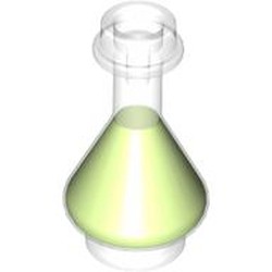 Equipment Bottle / Erlenmeyer Flask with Lime Fluid Pattern
