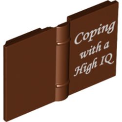 Book 2 x 3 with 'Coping with a High IQ' Print