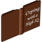 Book 2 x 3 with 'Coping with a High IQ' Print