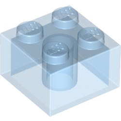LEGO part element render in color 143 - Trans-Medium Blue LEGO part element render in color 143 - Trans-Medium Blue