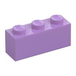 LEGO part 3622 BRICK 1X3 in Medium Lavender