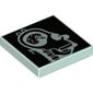 Tile 2 x 2 with Homer's Head X-Ray Print