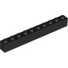 Black Brick 1 x 10