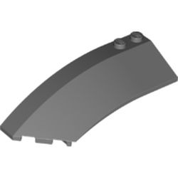 Wedge Curved 8 x 3 x 2 Open Left