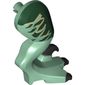 Animal Body Part, Dinosaur, Raptor Leg, Right, with Pin, with Dark Green Stripes Print