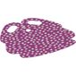 Hipwear Skirt, Rounded Pleats with Iridescent Dots (Sequins) Pattern