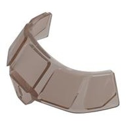 Glass for Aircraft Fuselage Curved Forward 6 x 10 Top with 5 Window Panes