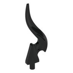 Wave / Flame Rounded Single with Pin