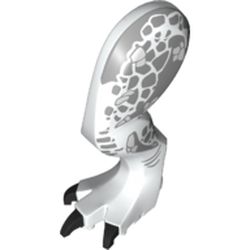 Animal Body Part, Dinosaur, Indominus Rex Leg, Left, with Pin, Light Bluish Gray Scales Print