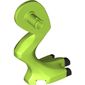 Animal Body Part, Dinosaur, Dilophosaurus Leg, Left with Pin, Black Claws and Dark Green Spots print