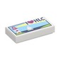 Tile 1 x 2 with Lighthouse, Sailboat and 'I Heart HLC' Print