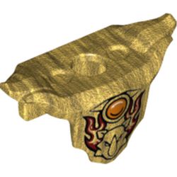 Minifig Neckwear Armour Breastplate with Shoulder Pads and Chima Rogon Print