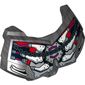 Large Figure Chest Cover, Armour Small with Light Bluish Gray Panels with Rivets, Ribs, Chain Print