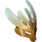Large Figure Mask Protector with Marbled Trans-Light Blue Pattern (Protector Mask of Ice)