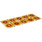 Duplo Blanket 5 x 12 with Orange and Red Picnic Print