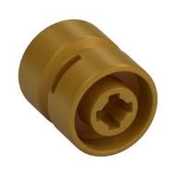 LEGO part 6014 RIM WIDE W. HOLE Ø11 in Warm Gold/ Pearl Gold