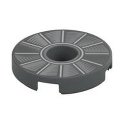 Tile Round 2 x 2 with Hole with Turbine print
