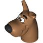 Animal Body Part, Dog Head Great Dane with Scooby-Doo Print