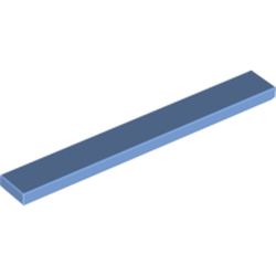 LEGO part 10004162 FLAT TILE 1X8 in Medium Blue