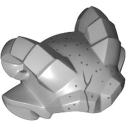 Head Top Gargoyle Horns and Ears with Speckled Stone Print