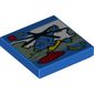 Tile 2 x 2 with 'City' Helicopter Print